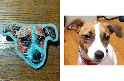 ZAKKURI EMBROIDERY ジャックラッセルテリア