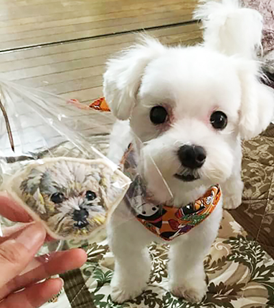 ZAKKURI EMBROIDERY DOG NO,1