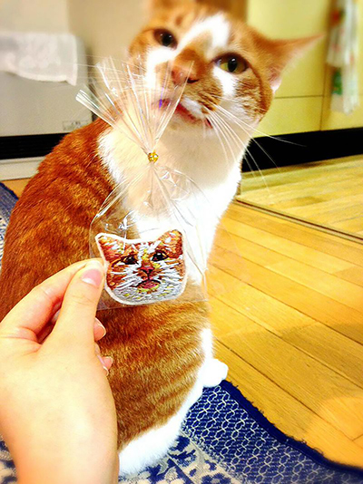 ZAKKURI EMBROIDERY CAT NO,5