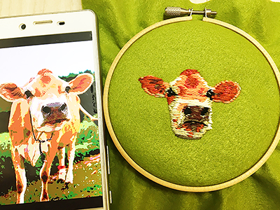 ZAKKURI EMBROIDERY 丑年