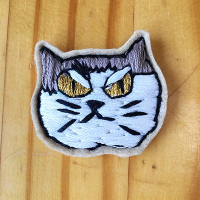 ZAKKURI EMBROIDERY MY CAT NO,2